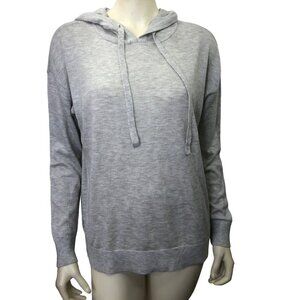 MEMBERS MARK LIGHT HOODED CASHMERE BLEND SWEATER SM NWT